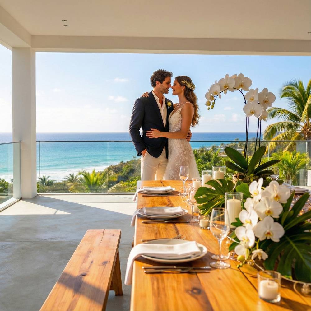 Mariage organisé par Mon Réel Évènement en Guadeloupe - Wedding planner Guadeloupe
